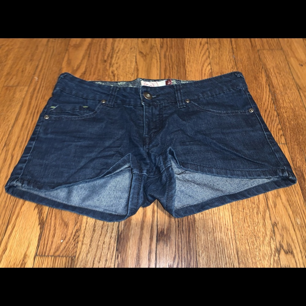 Denim shorts